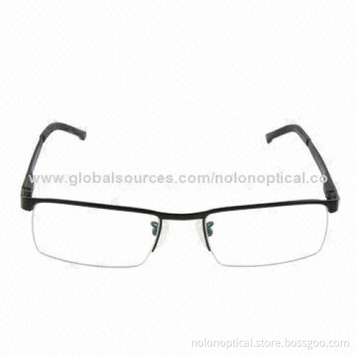 Semi-rimless Titanium Eyeglasses for Men, OEM/ODM Orders Welcomed